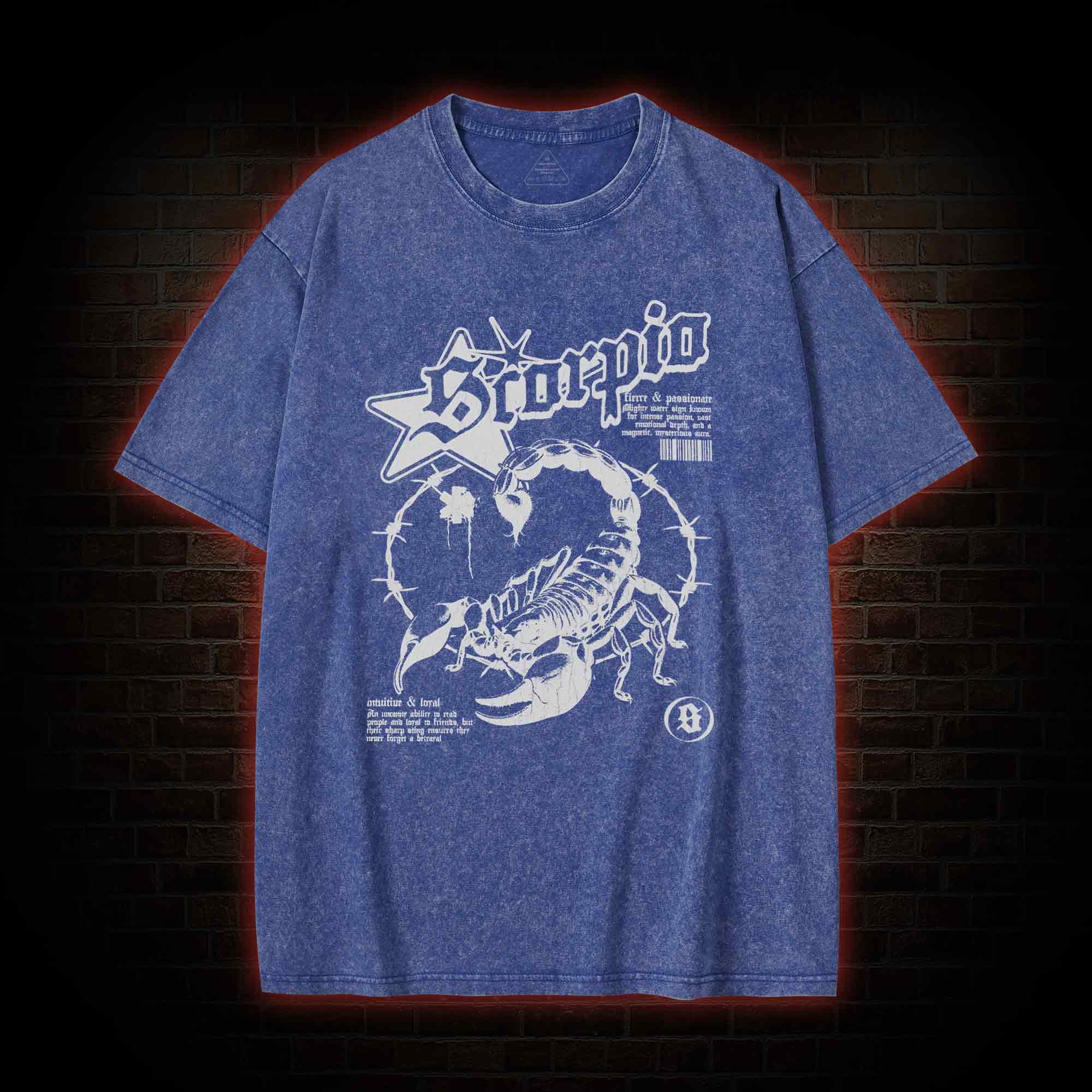90s Horoscope Scorpio Washed T-shirt