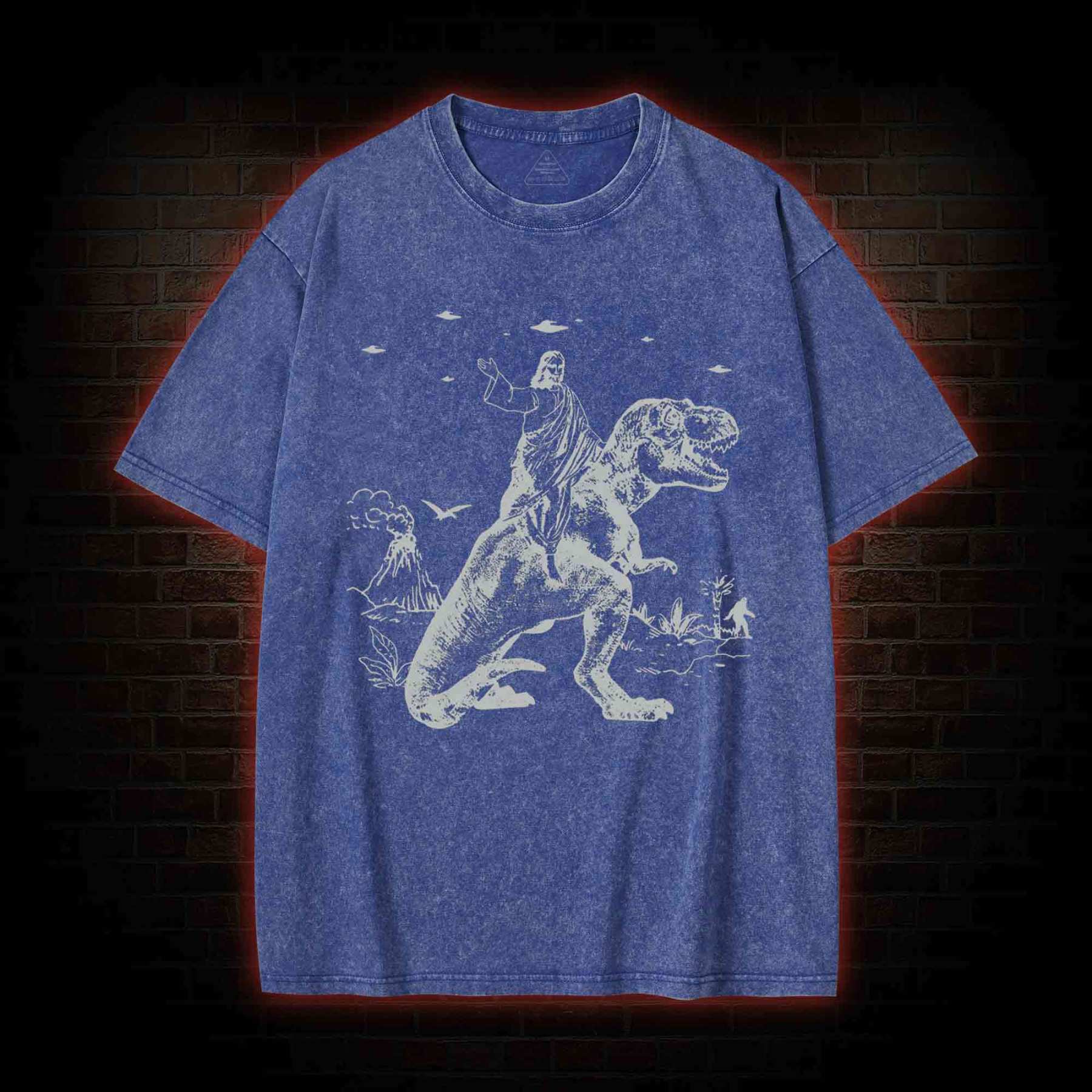 T-rex Jesus Washed T-shirt