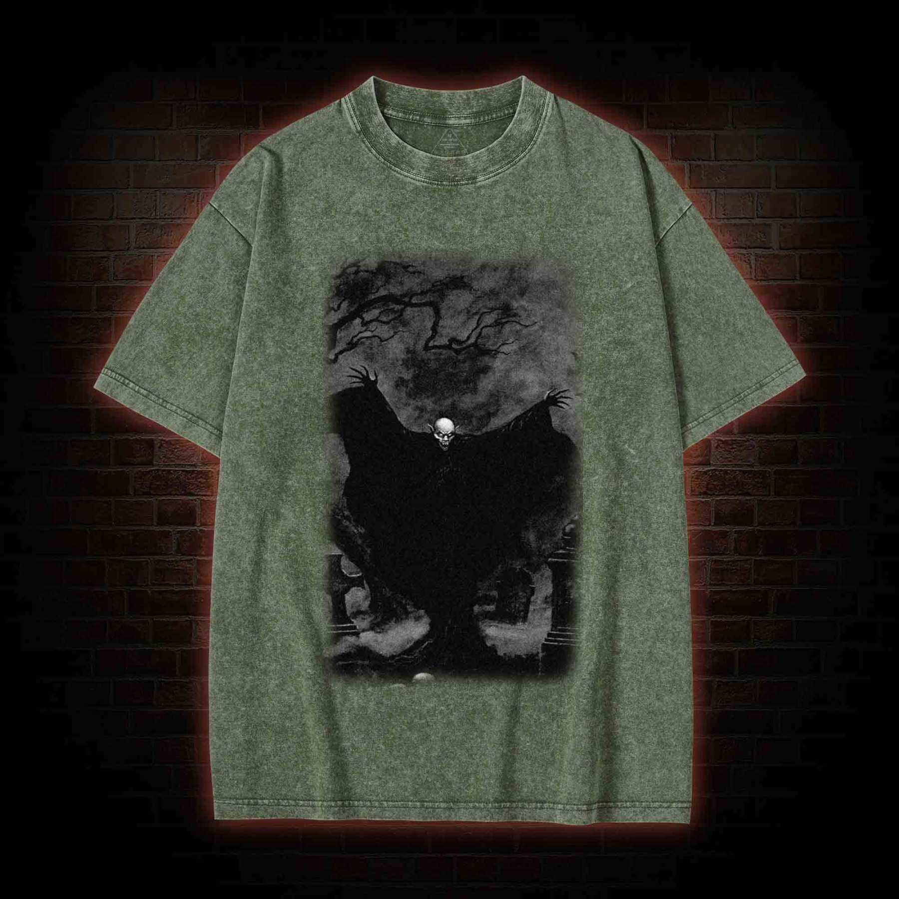 Vampire Nosferatu Washed T-shirt