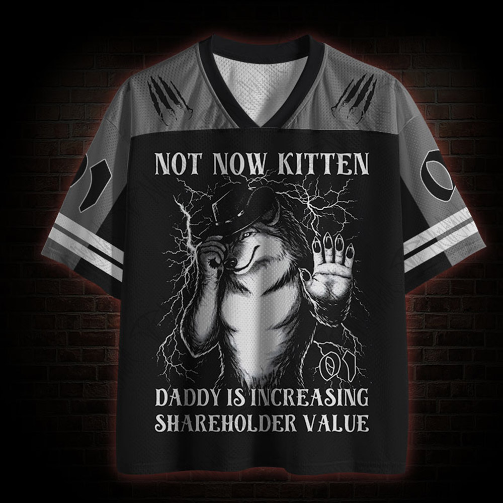 Not Now Kitten Mesh Jersey