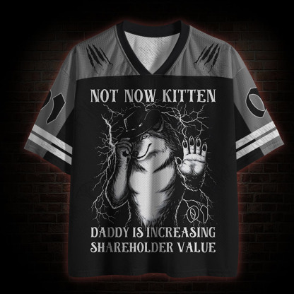 Not Now Kitten Mesh Jersey