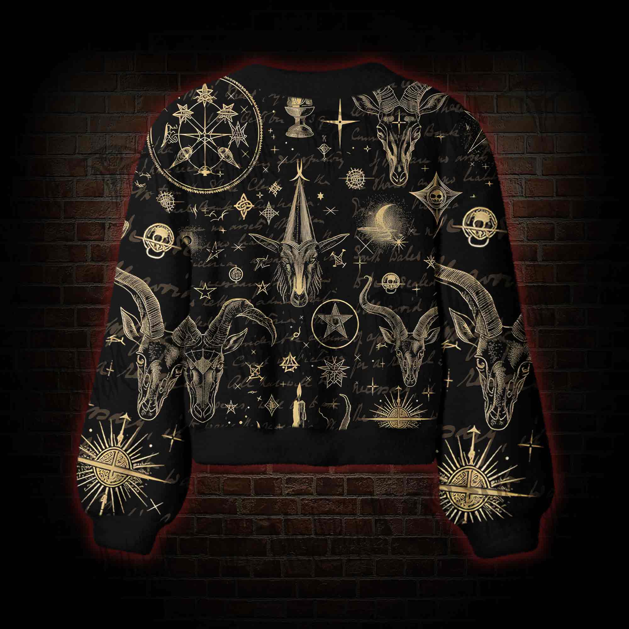 Baphomet Women's Cardigan Sweater