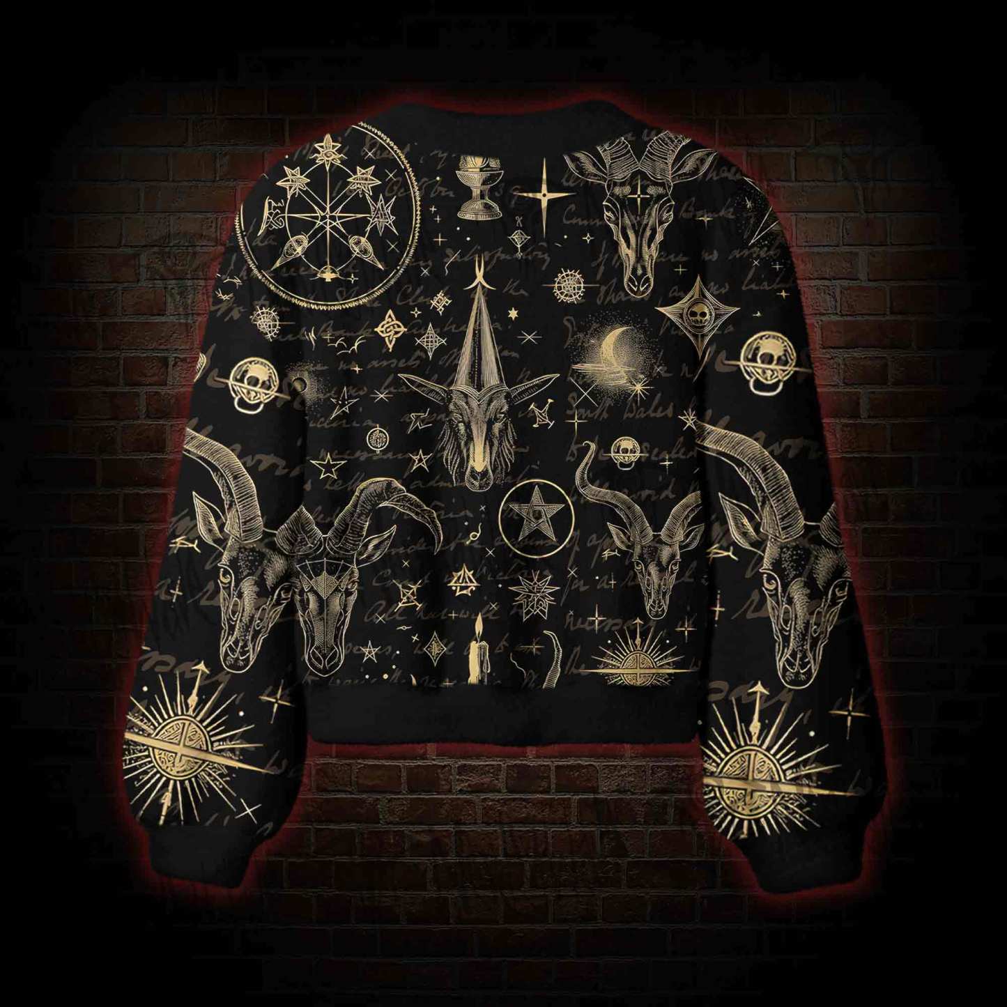 Baphomet Women's Cardigan Sweater