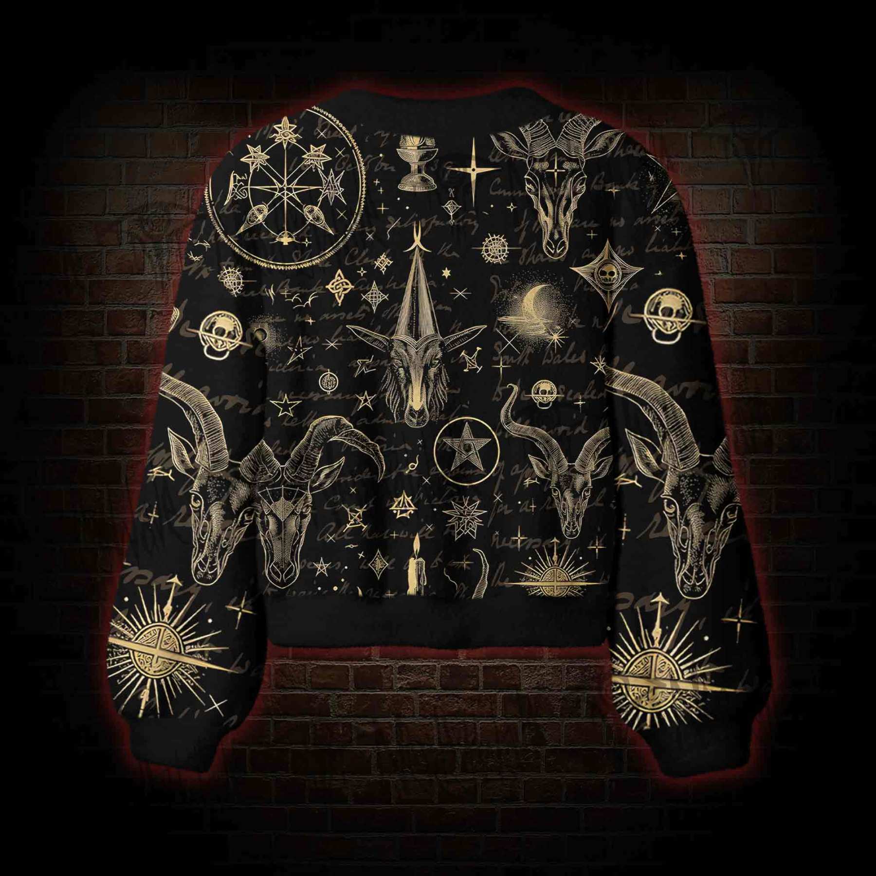 Baphomet Women's Cardigan Sweater