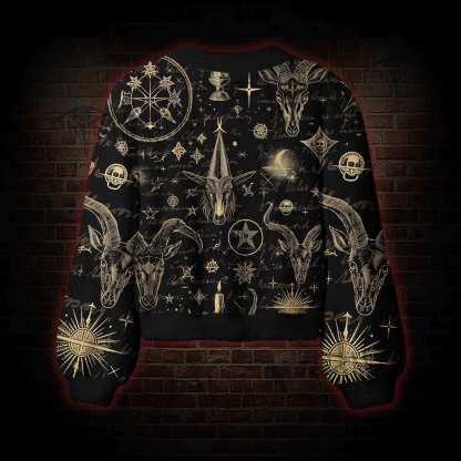 Baphomet Women's Cardigan Sweater