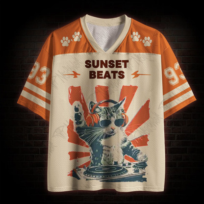 Sunset Beats Mesh Jersey