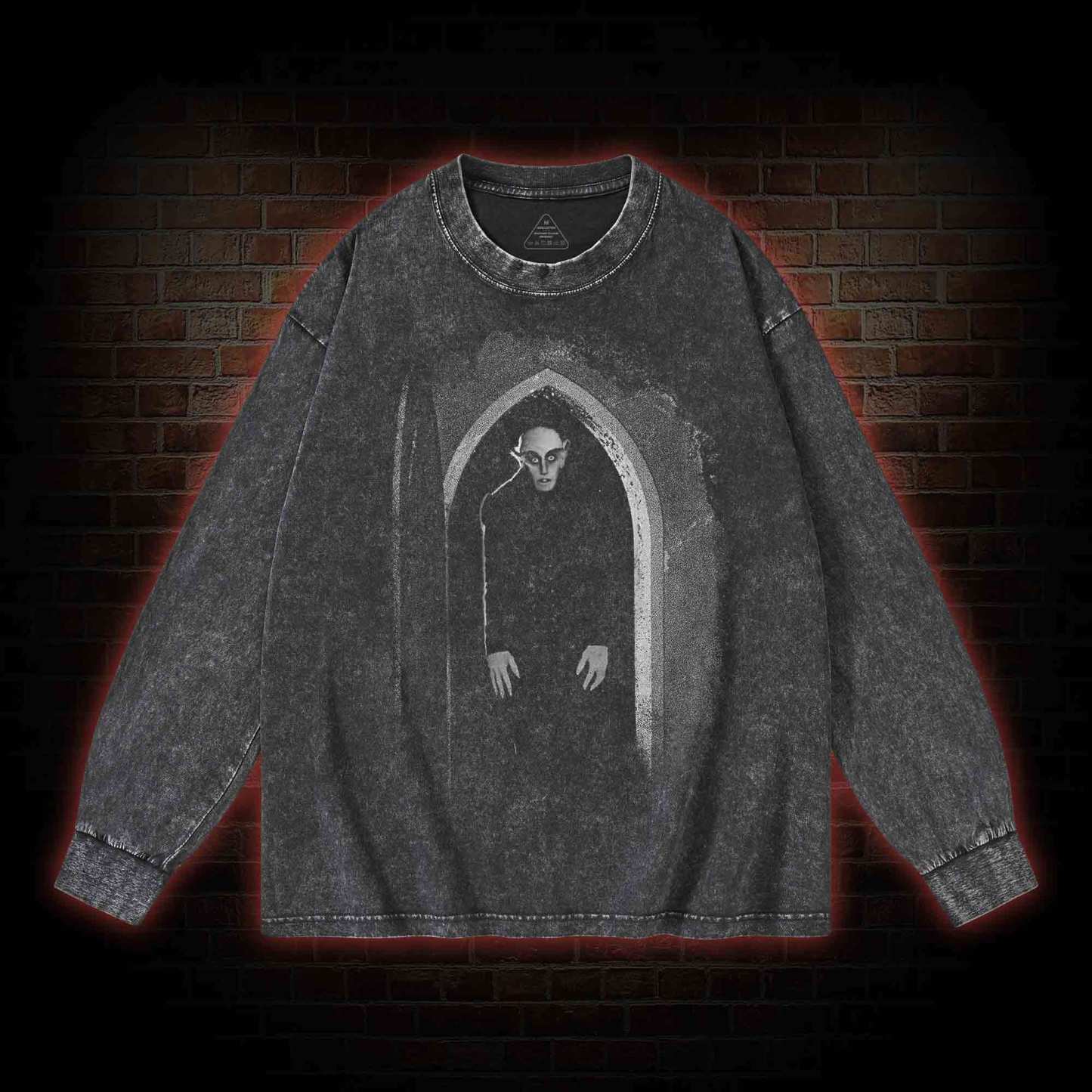 Nosferatu A Symphony of Horror 1922 Washed Long-Sleeve T-shirt
