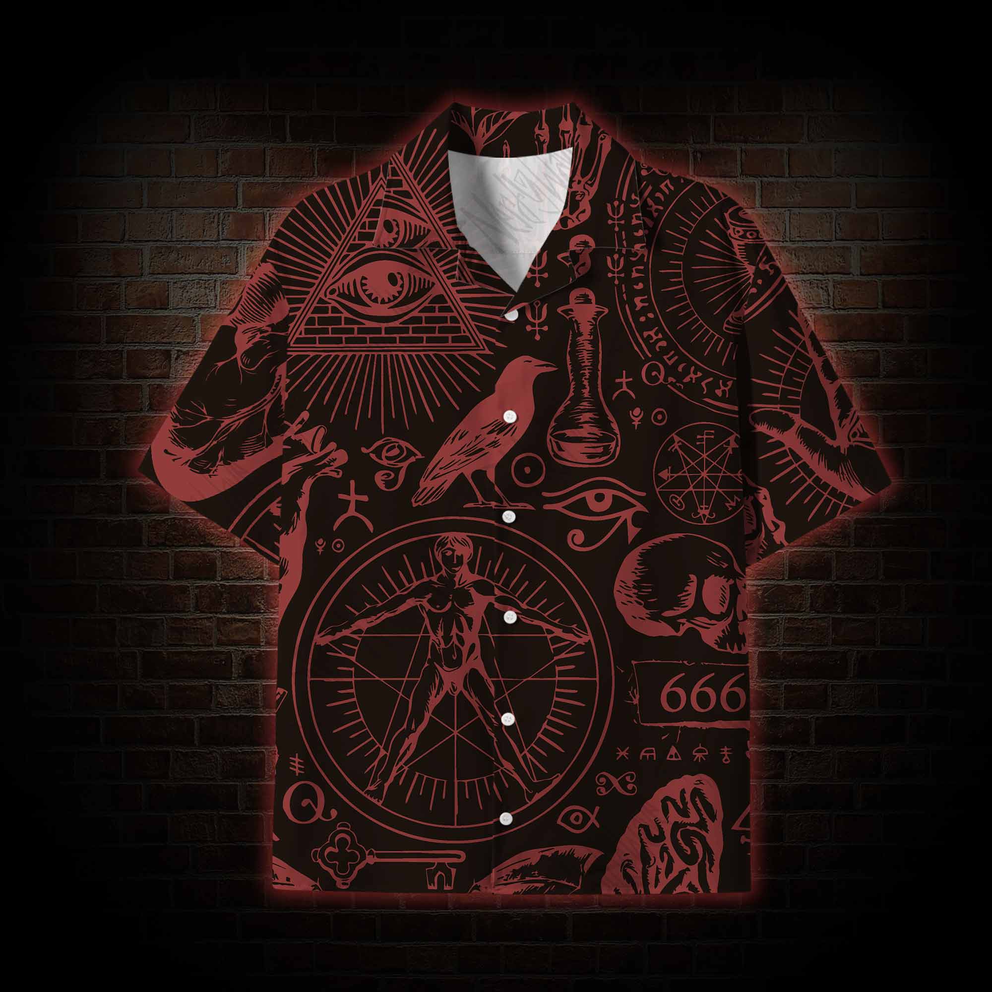 Occultism Lightweight Hawaiian Shirt