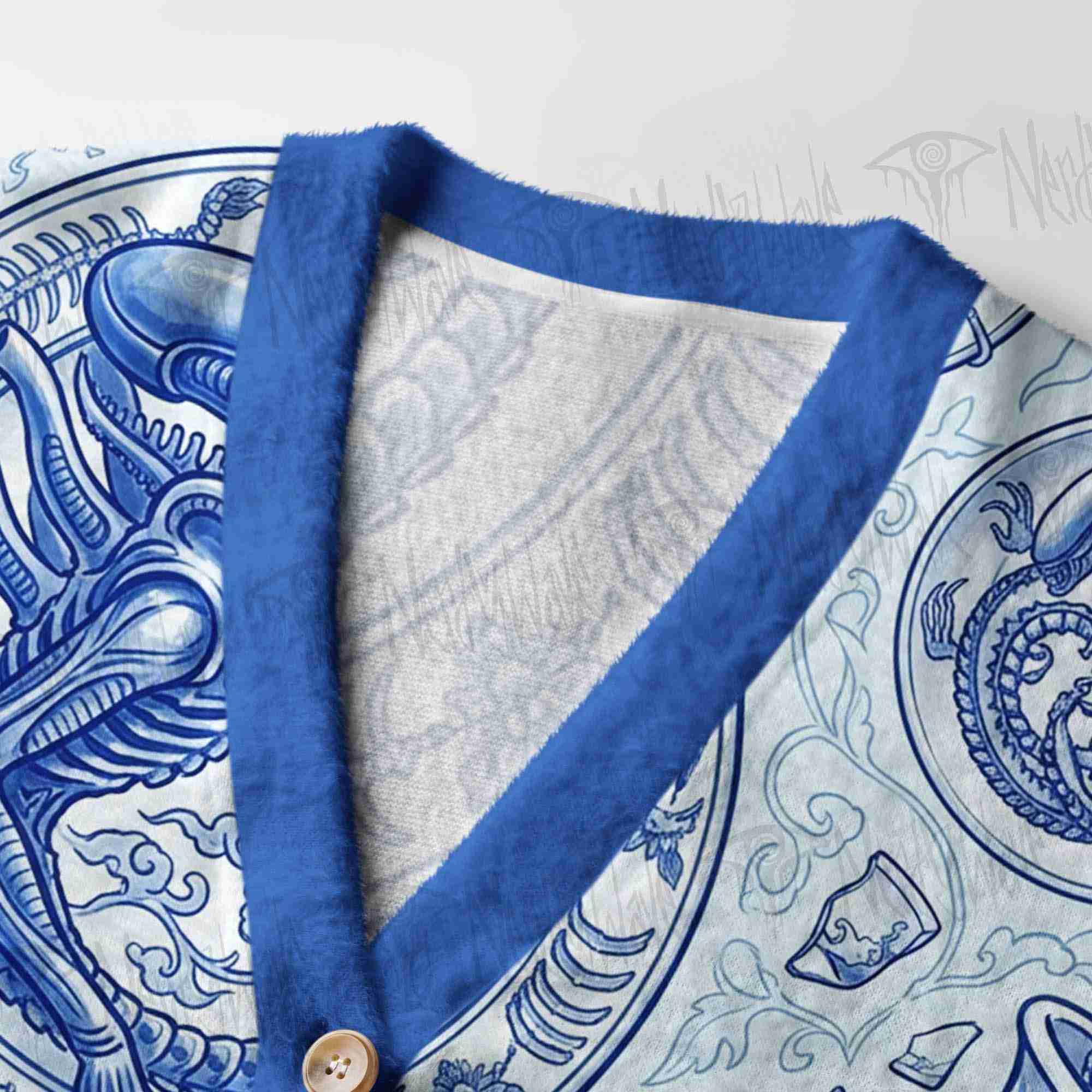 Porcelain Alien Women's Cardigan Sweater