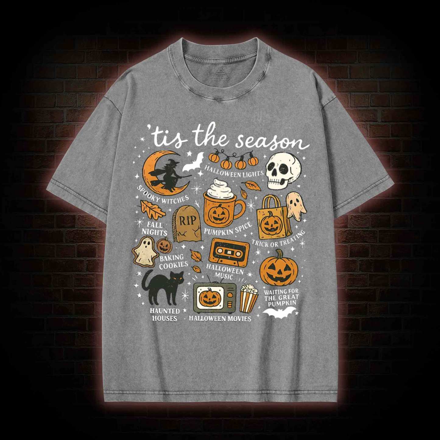 Vintage Halloween Washed T-shirt