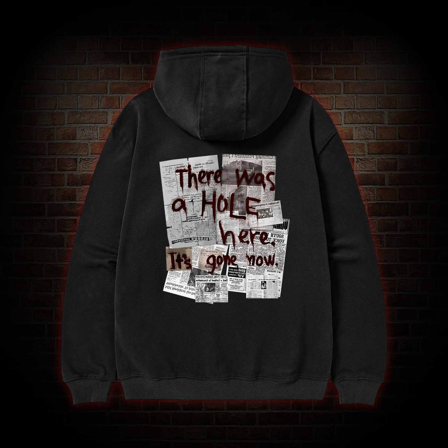 There Was a Hole Zipper Hoodie