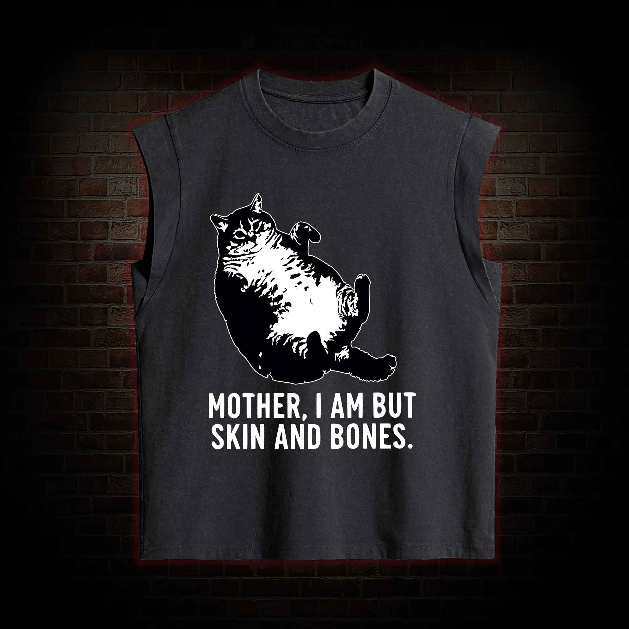 Mother I Am but Skin and Bones Women's Washed Tank Top
