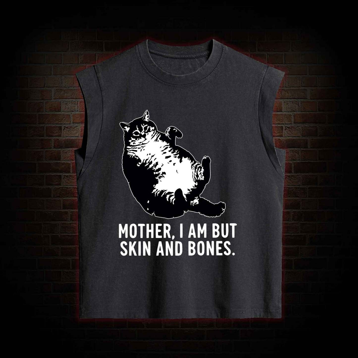 Mother I Am but Skin and Bones Women's Washed Tank Top