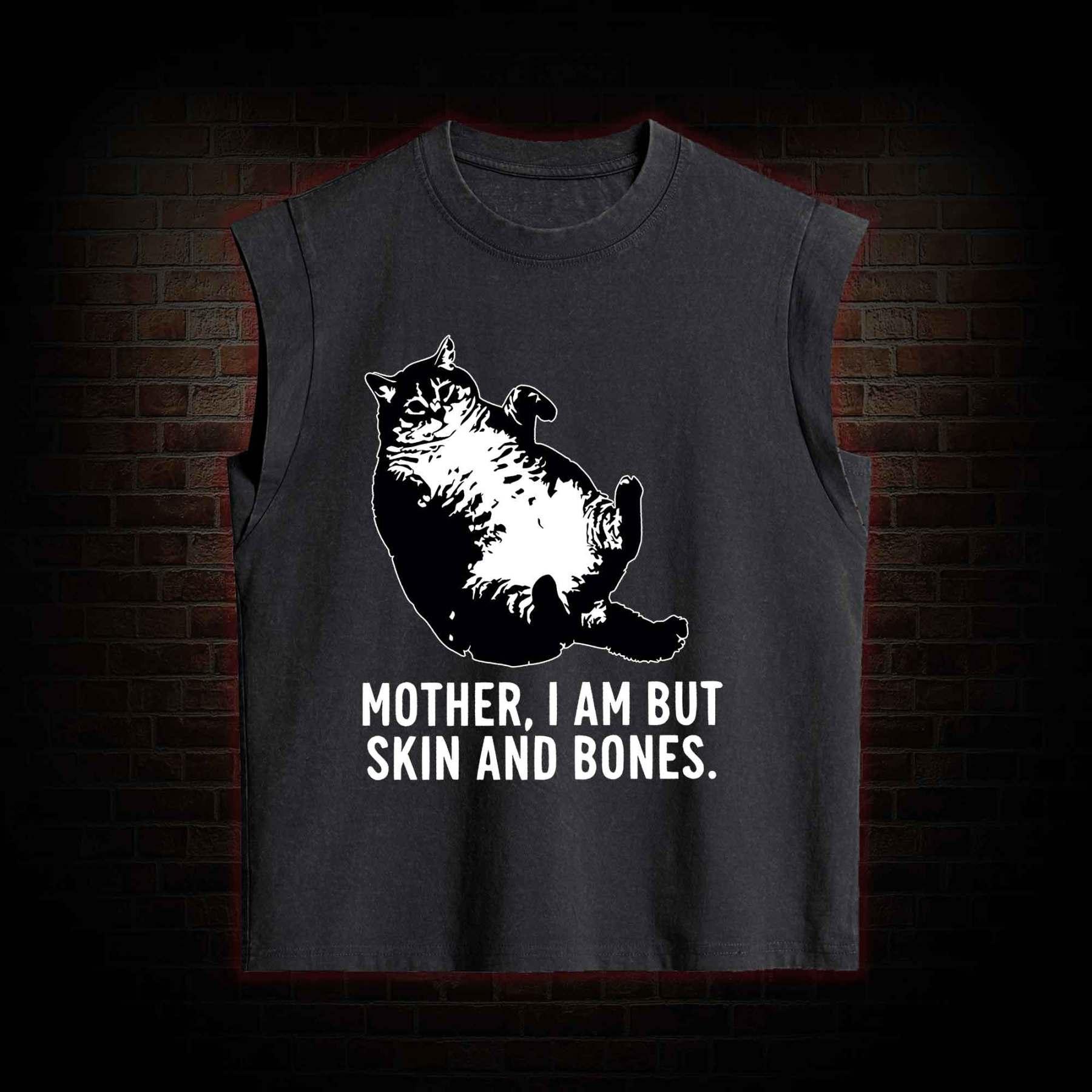 Mother I Am but Skin and Bones Women's Washed Tank Top