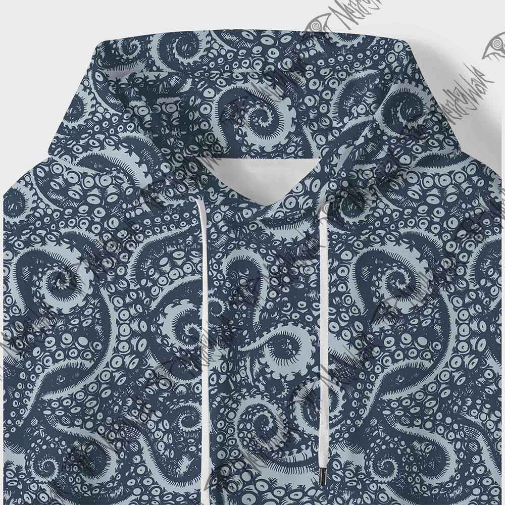 Octopus Tentacles All Over Print Scuba Hoodie
