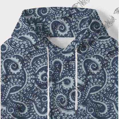 Octopus Tentacles All Over Print Scuba Hoodie