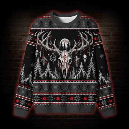 Gothic Wendigo Forest Ugly Sweatshirts