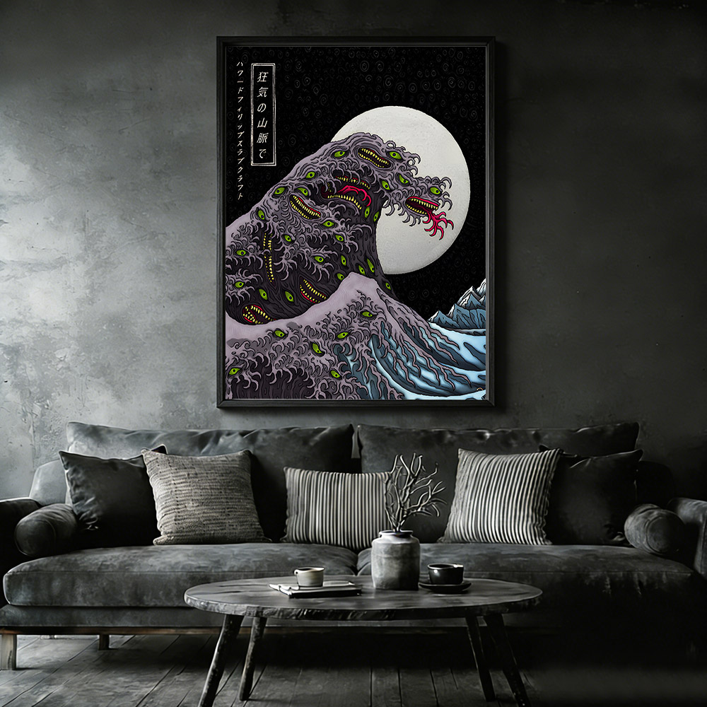 The Great Shoggoth Framed Canvas Print