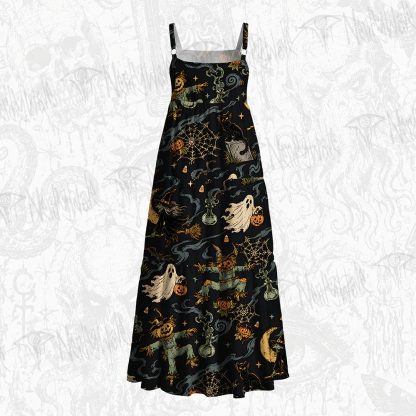 Actually A Scarecrow Wide Straps Maxi Dress