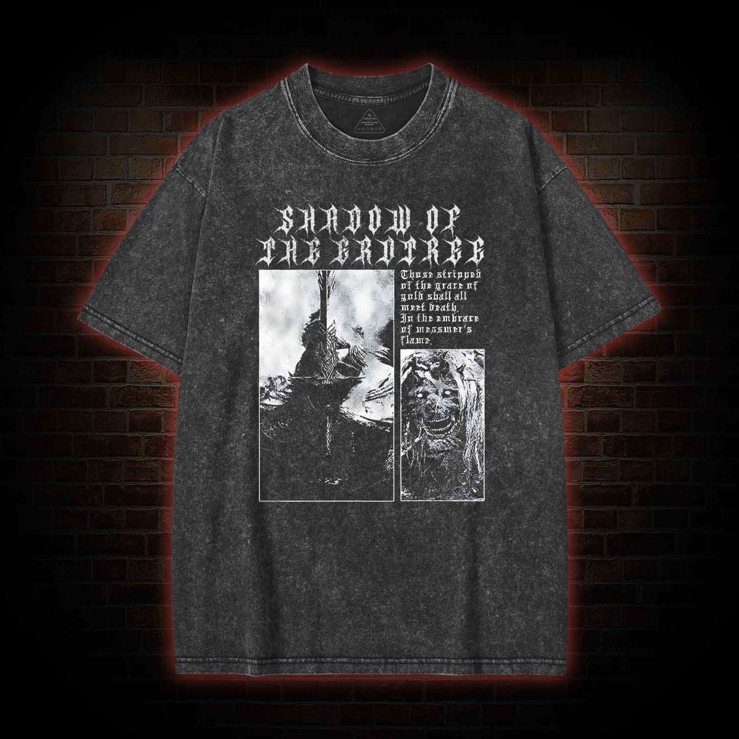 O Horn-deck'd Beast Washed T-shirt