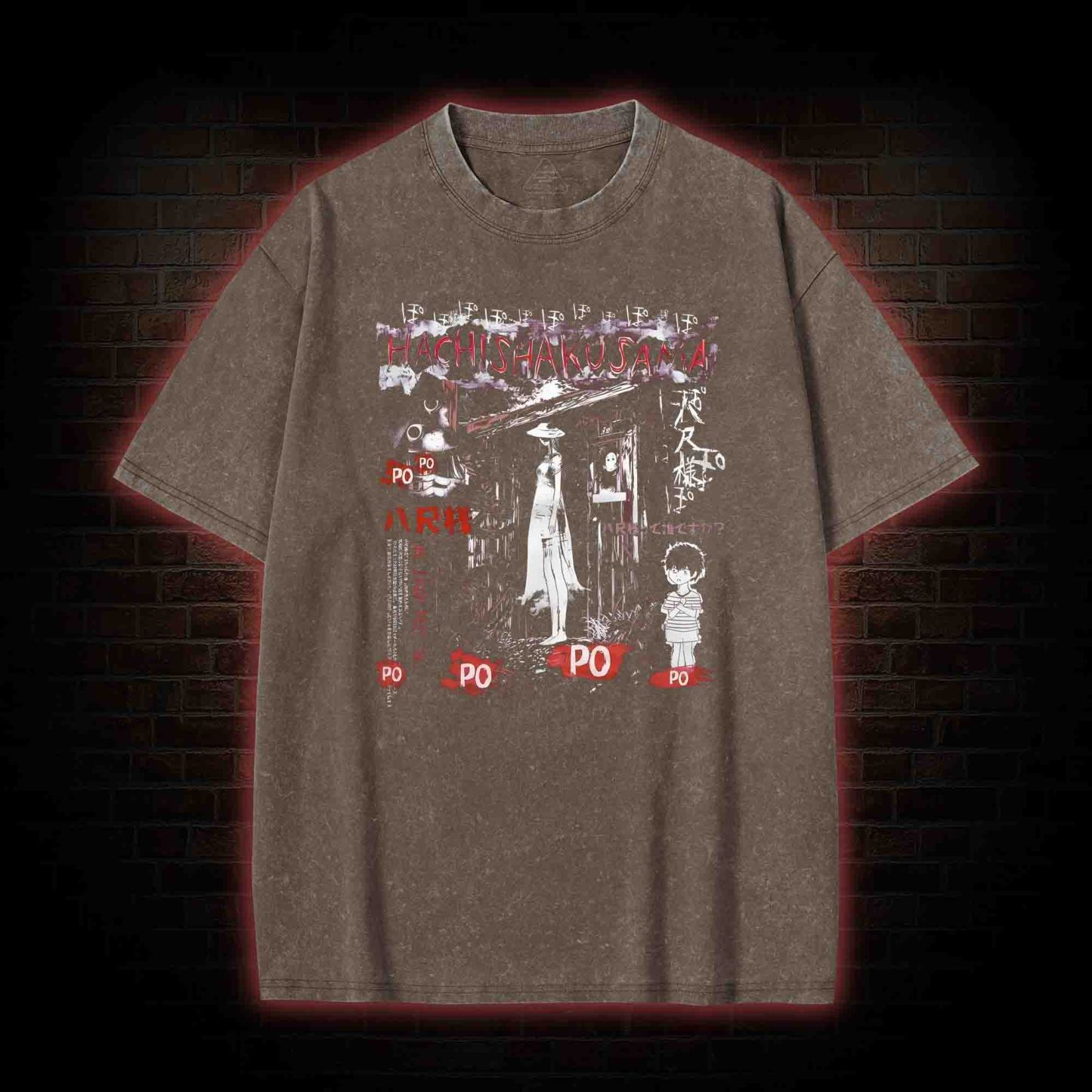 Hachishakusama Washed T-shirt