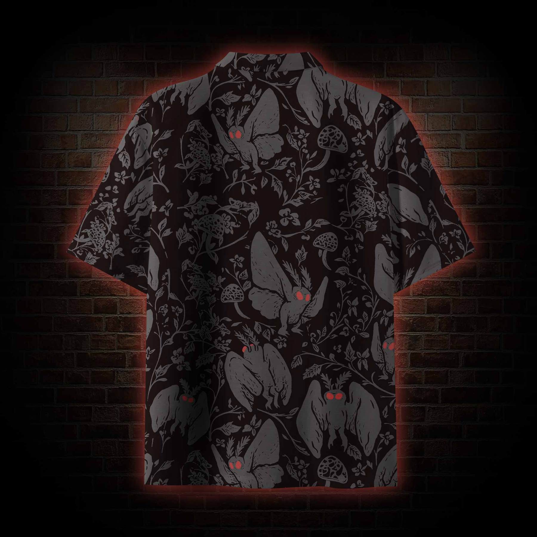 Mothman in the Jungle Hawaiian Shirt