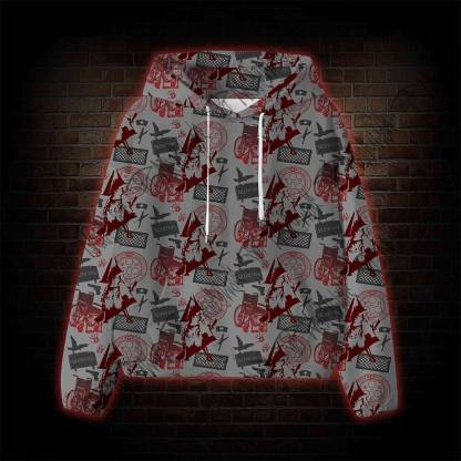 Rusty All Over Print Scuba Hoodie