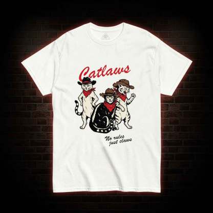 Vintage Cowboy Cat T-shirt