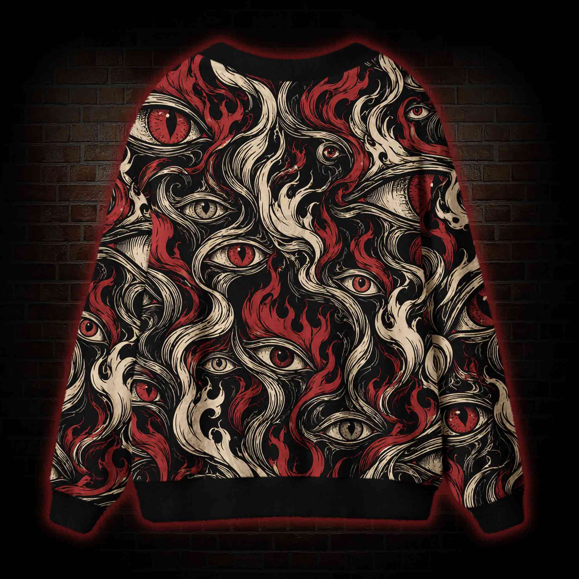 Inferno Gaze Cardigan Sweater