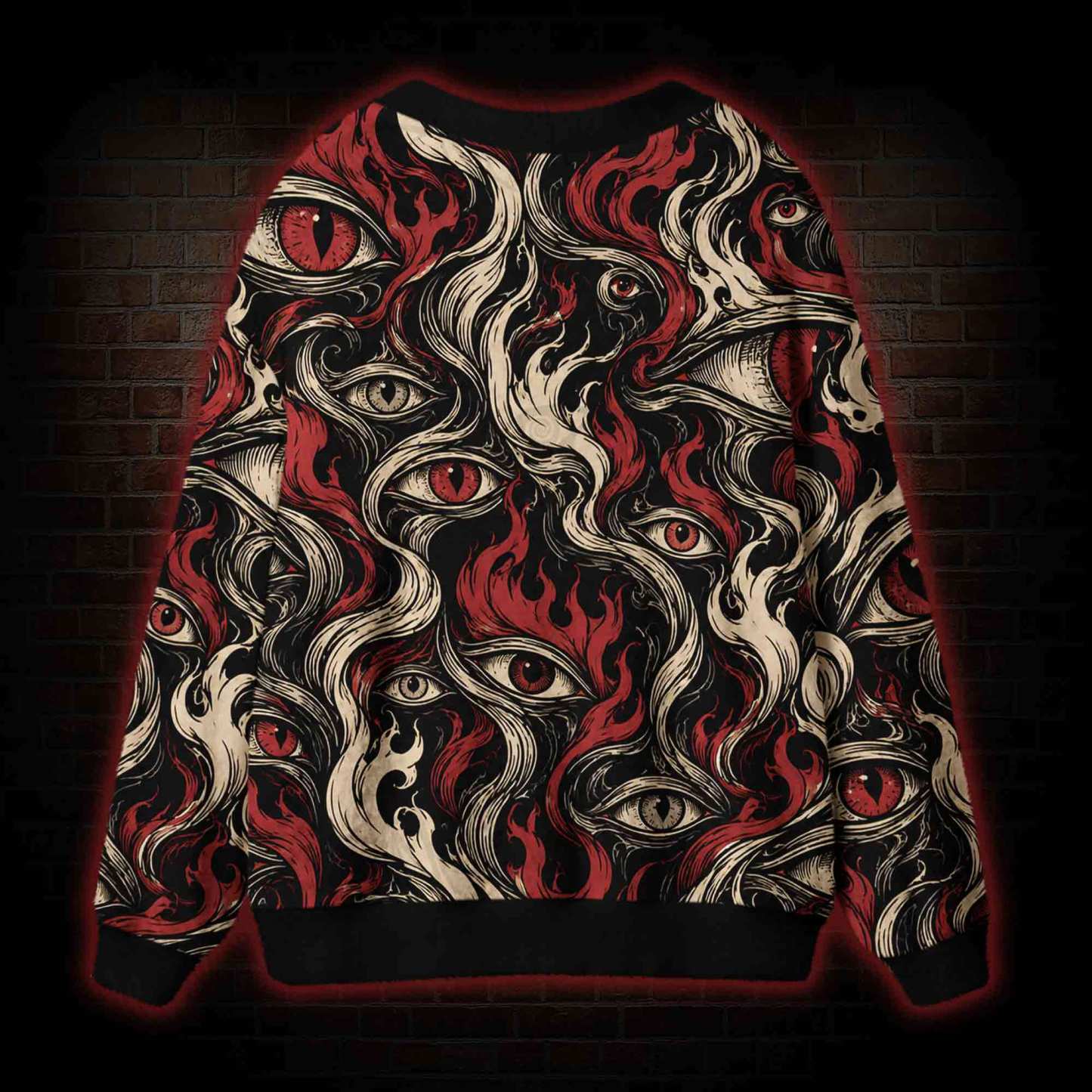 Inferno Gaze Cardigan Sweater