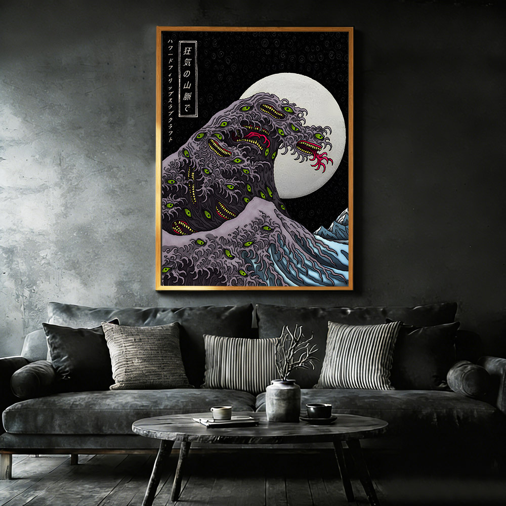 The Great Shoggoth Framed Canvas Print