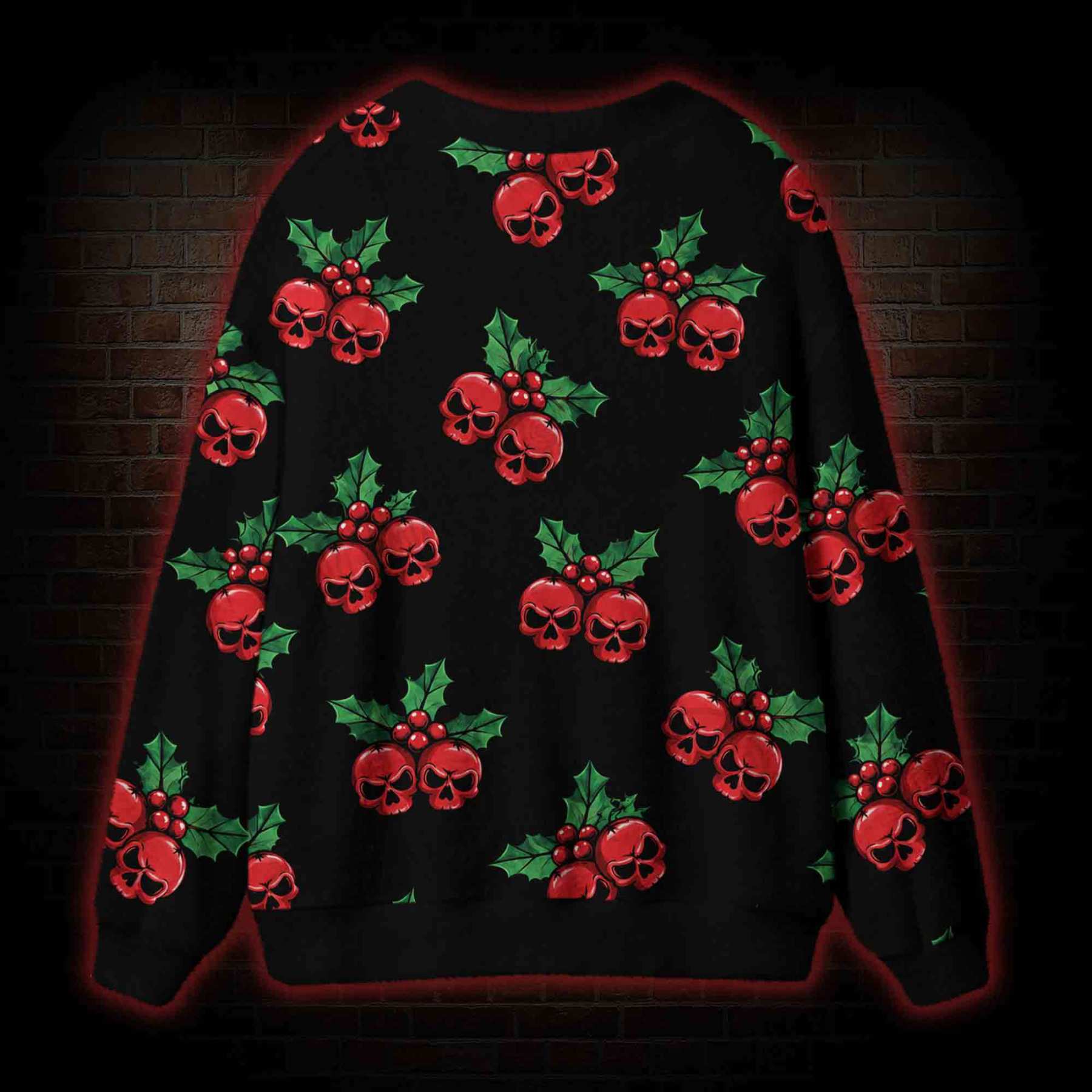 Poison Mistletoe Cardigan Sweater