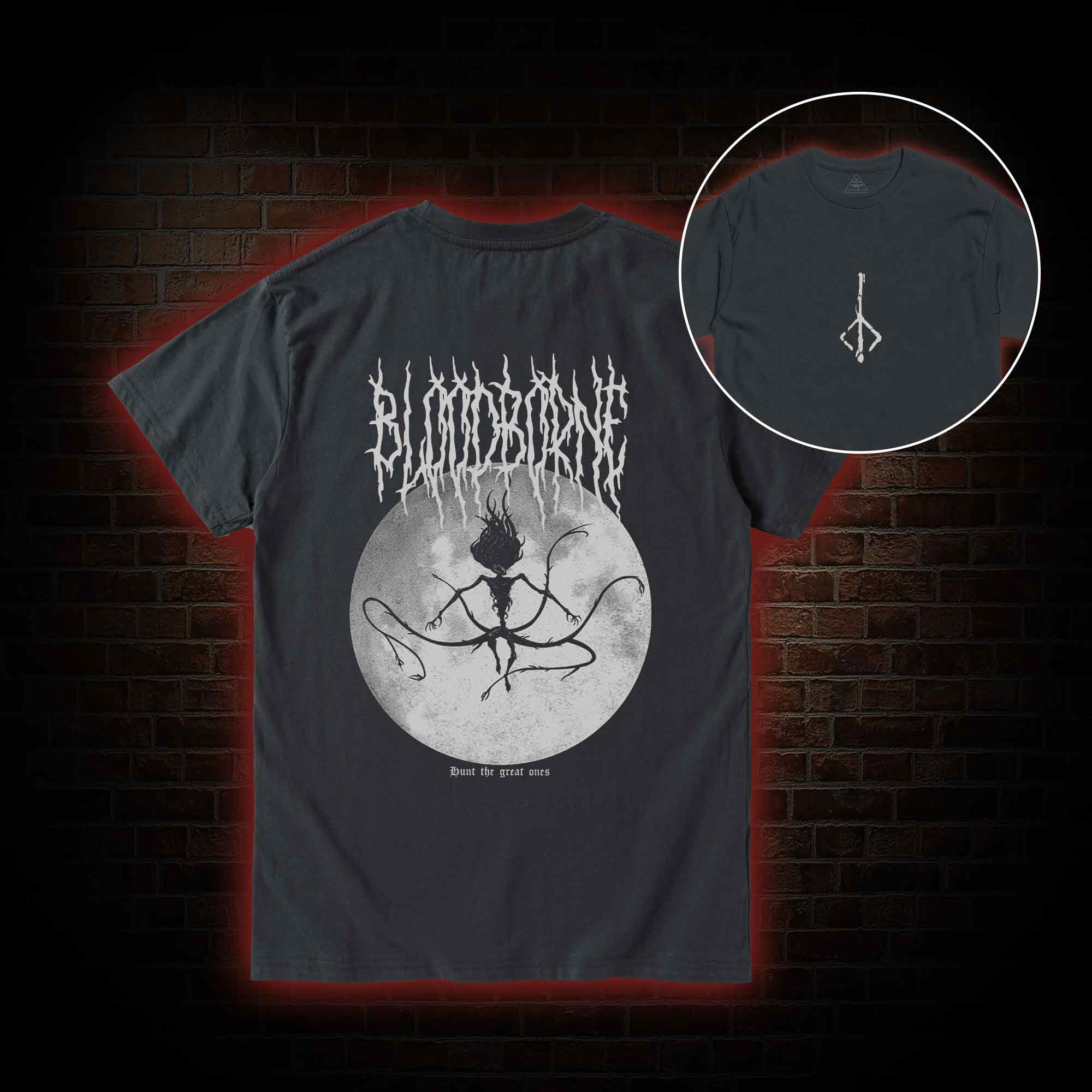 Hunt The Great Ones Back Print T-Shirt