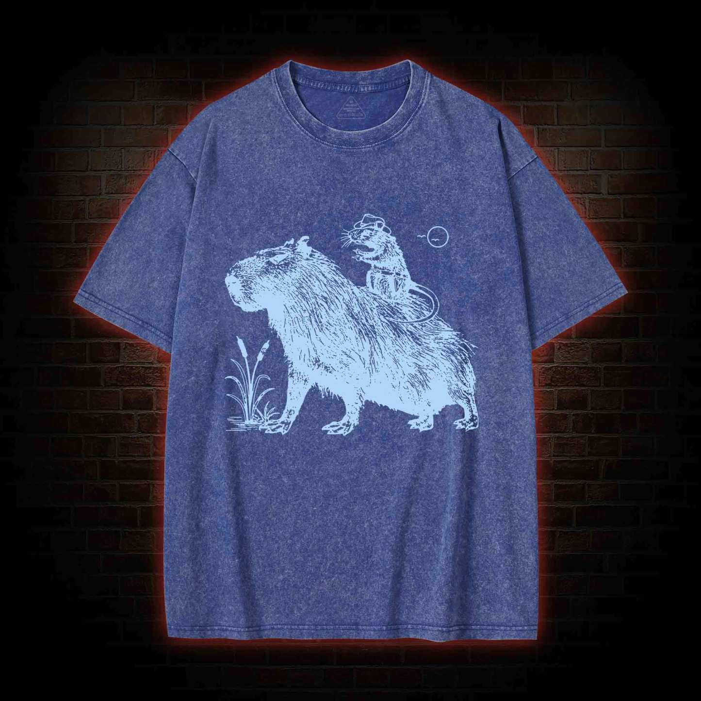 Possum Rider Washed T-shirt