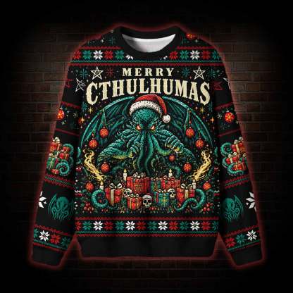 Merry Cthulhumas Ugly Sweatshirts