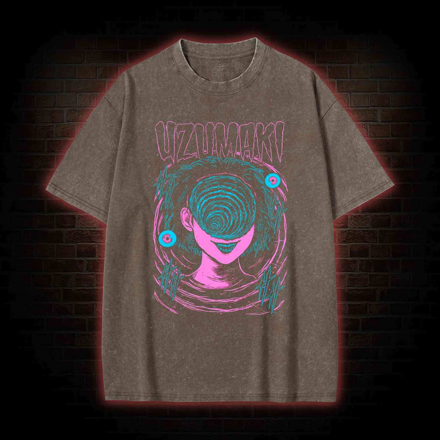 UZUMAKI Girl Washed T-shirt