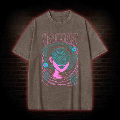 UZUMAKI Girl Washed T-shirt