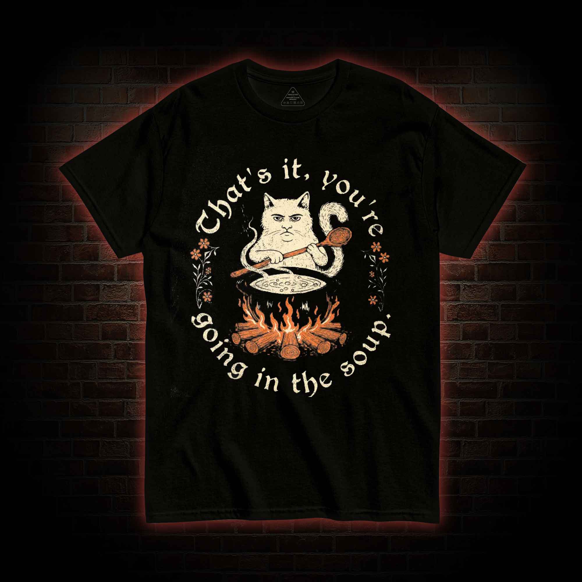 Weird Medieval Cat T-shirt
