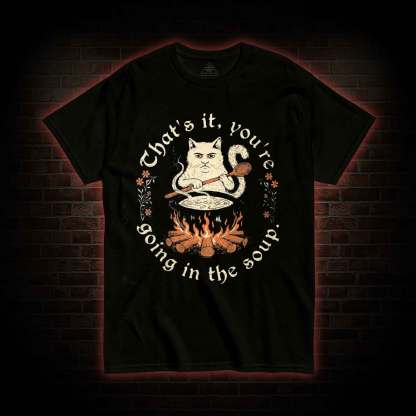Weird Medieval Cat T-shirt