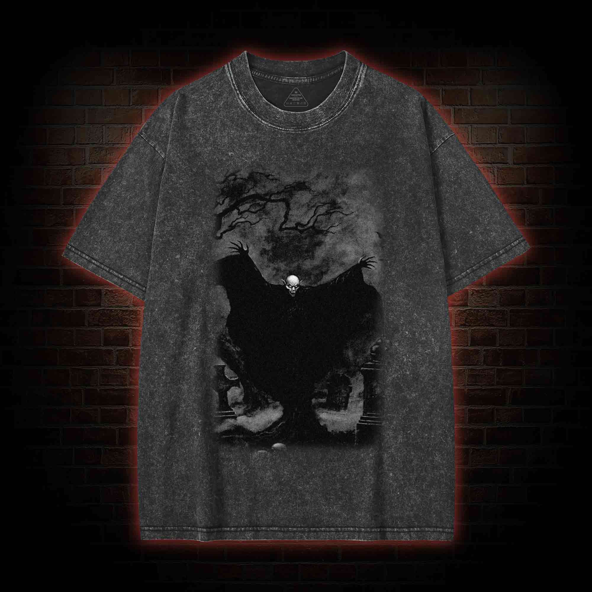 Vampire Nosferatu Washed T-shirt