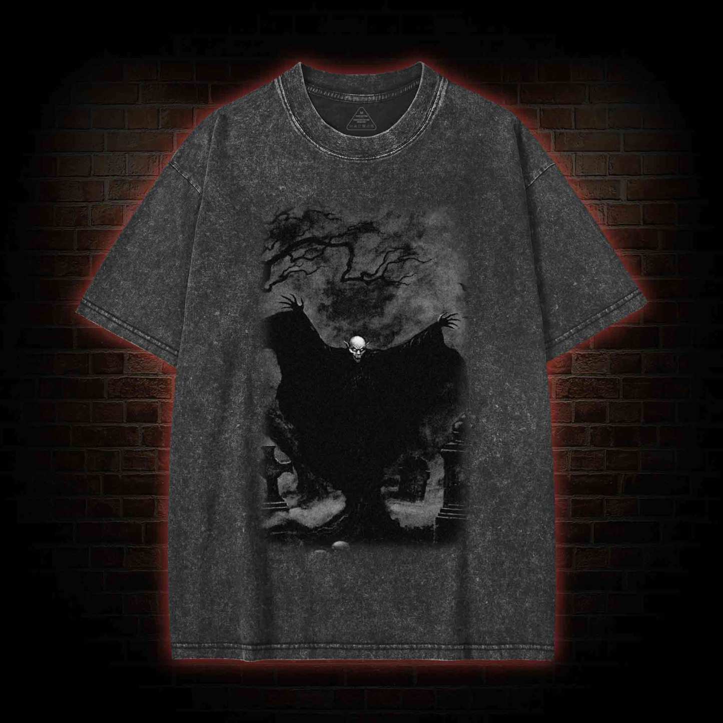 Vampire Nosferatu Washed T-shirt