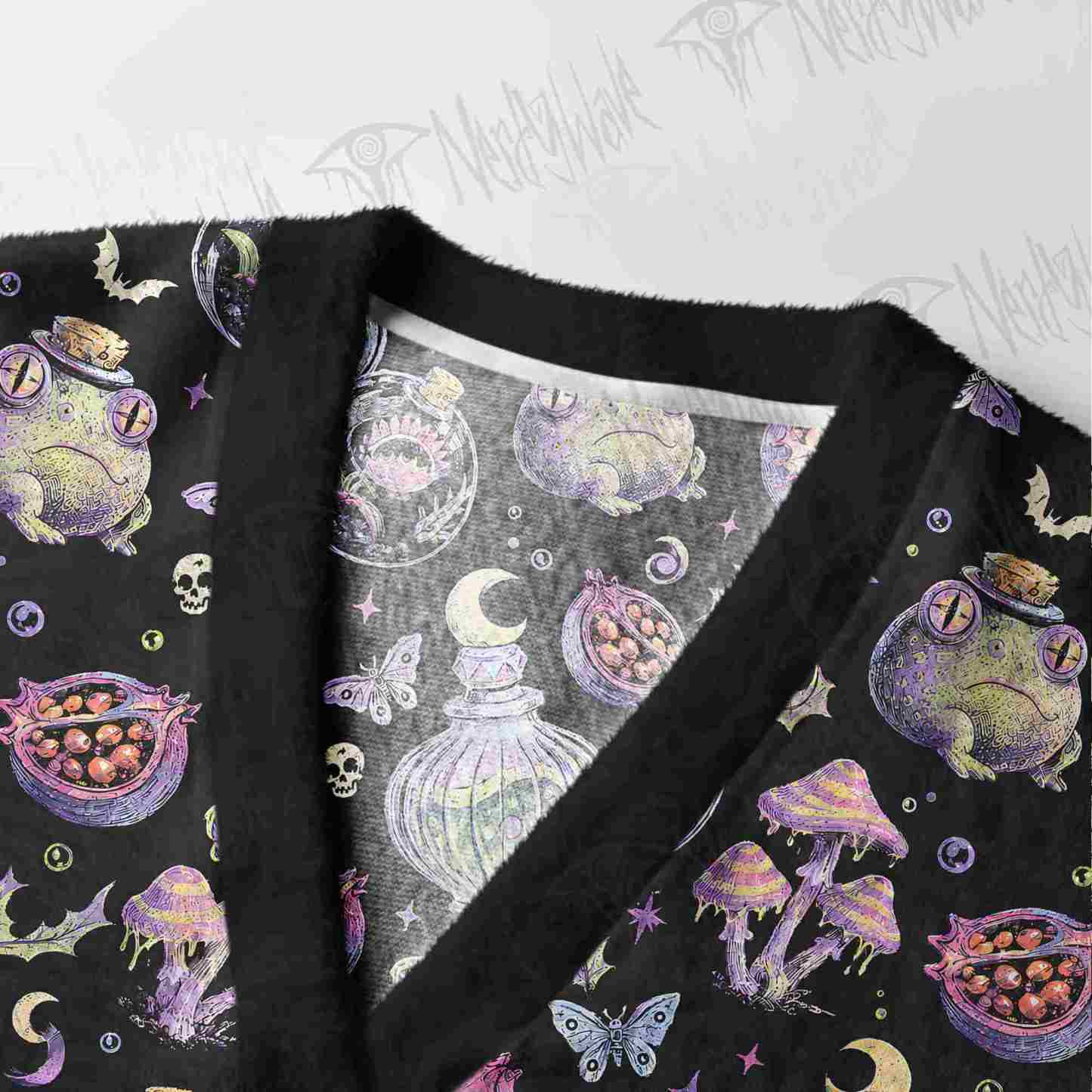 Midnight Potion Cabinet Cardigan Sweater