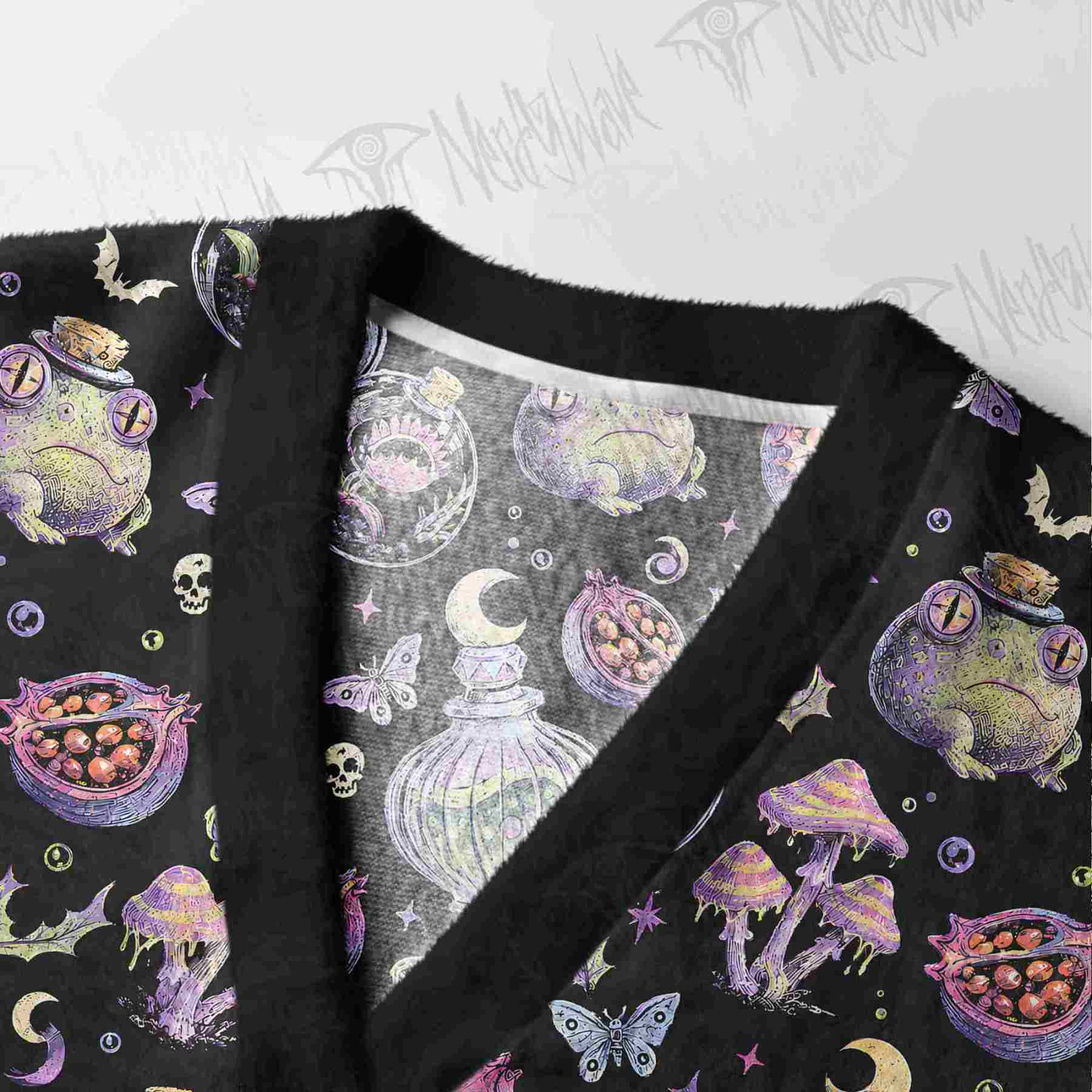 Midnight Potion Cabinet Cardigan Sweater
