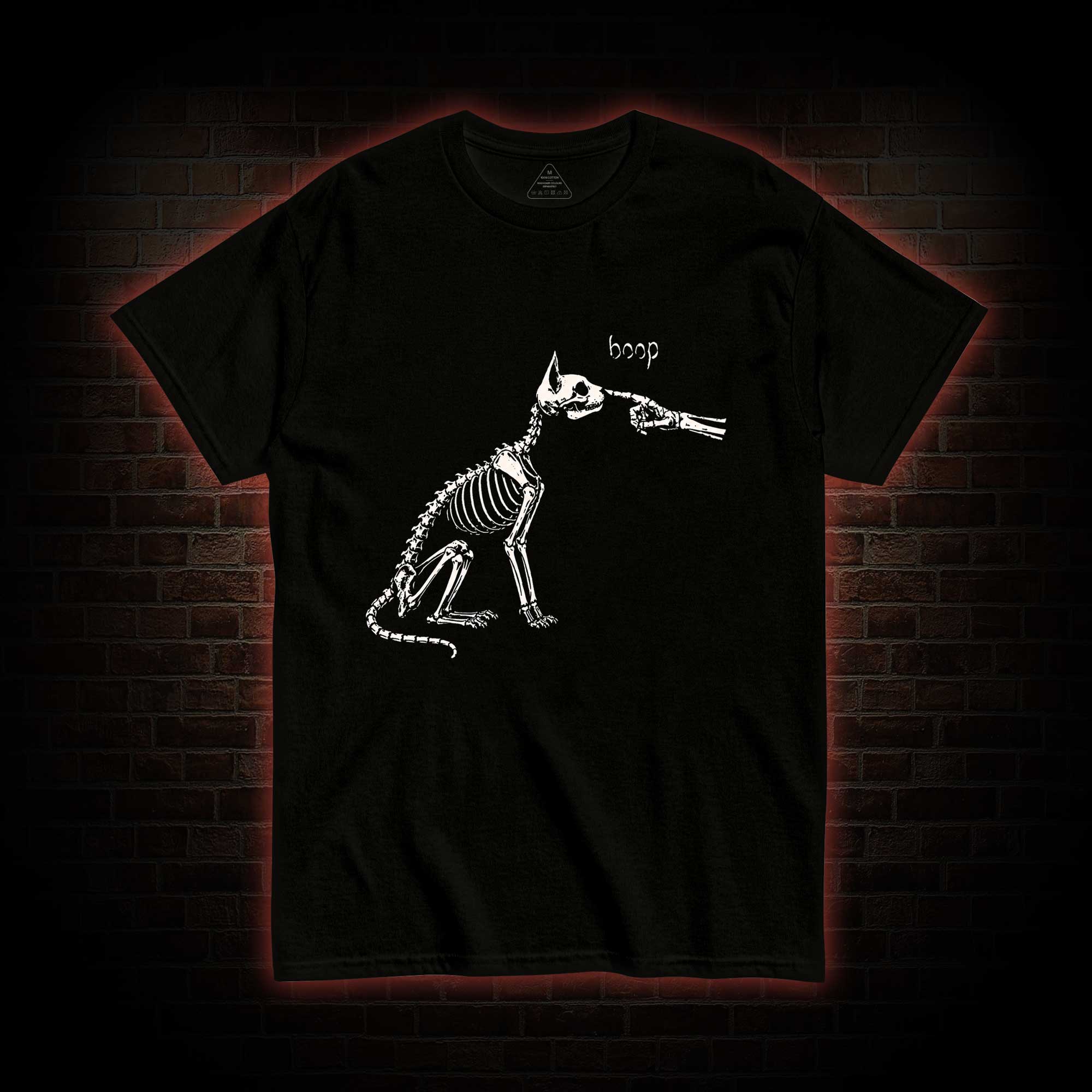 Skeleto Cat Boop T-shirt