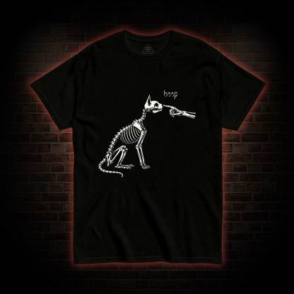 Skeleto Cat Boop T-shirt