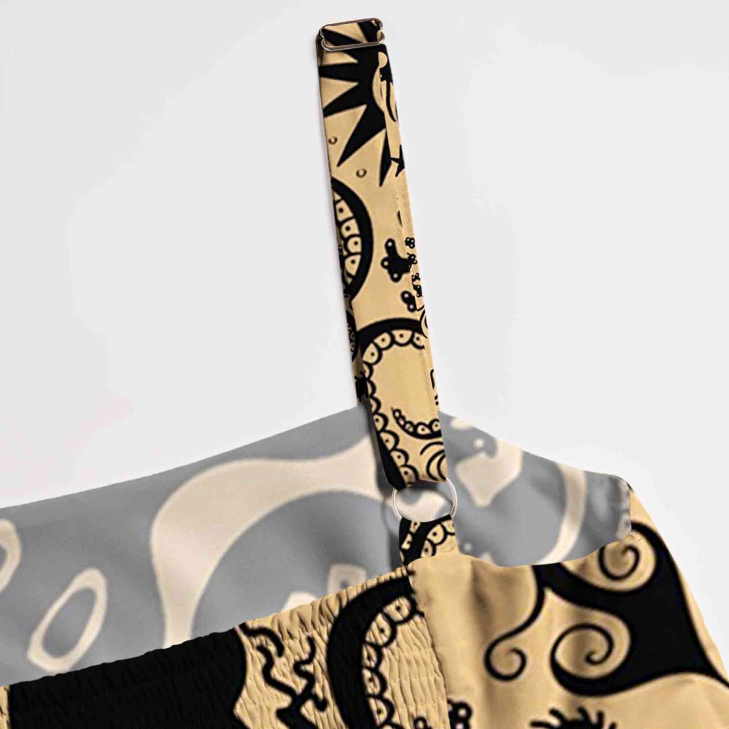 Squid Wide Straps Maxi Dress