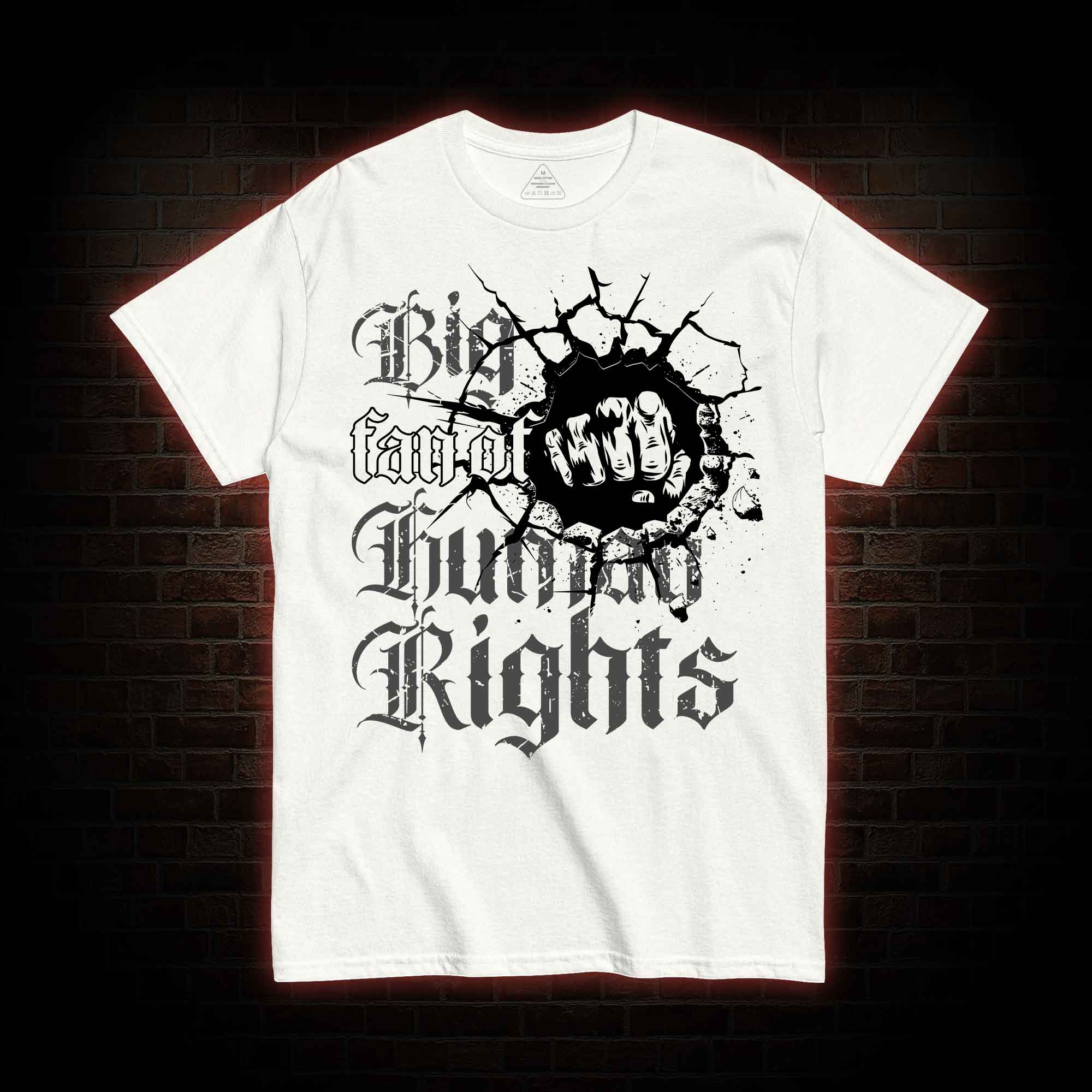 Vintage Big Fan of Human Rights T-shirt