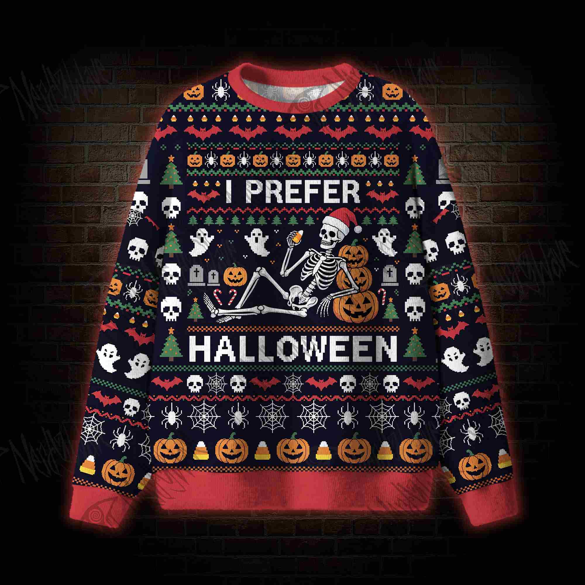 Prefer Halloween Ugly Sweatshirts