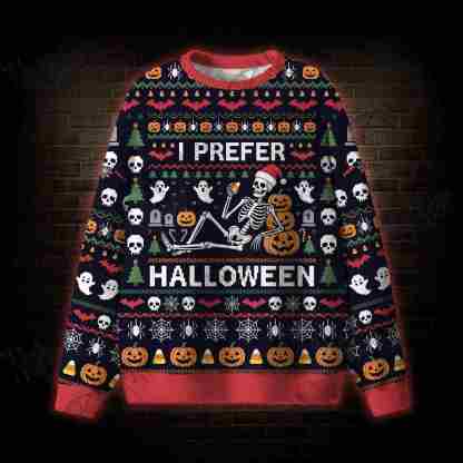 Prefer Halloween Ugly Sweatshirts