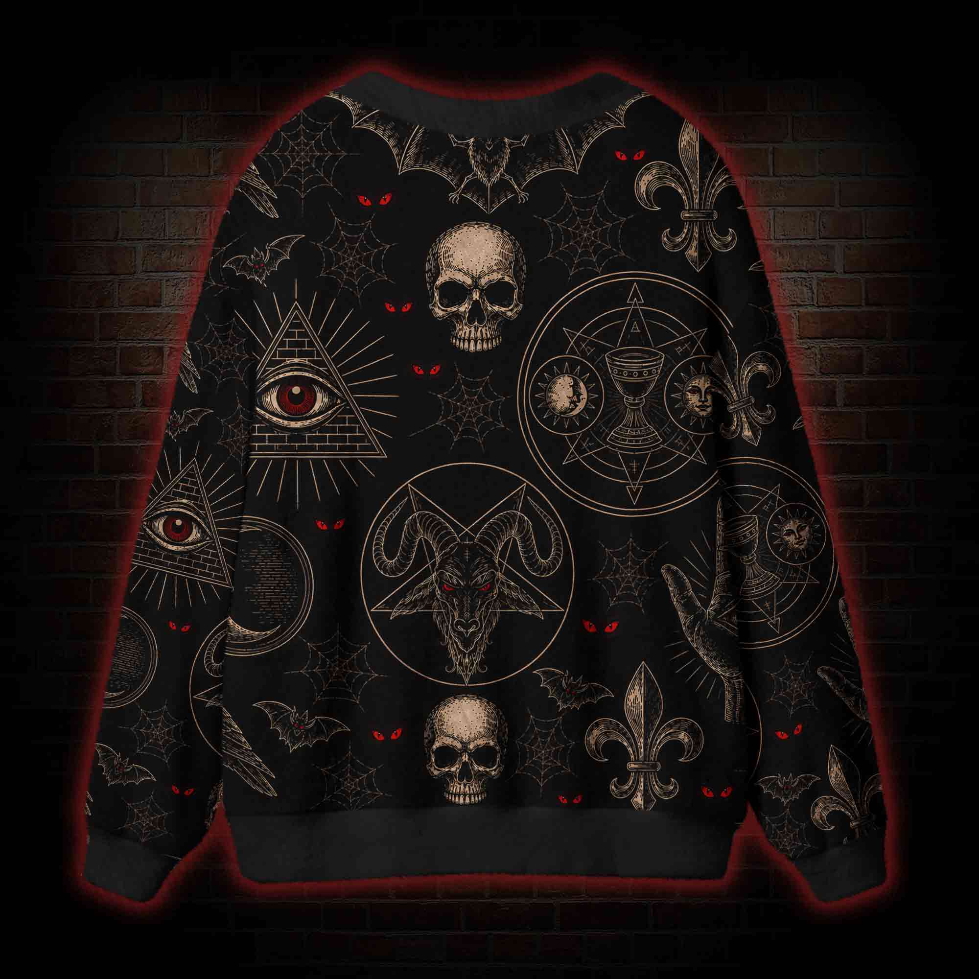 Demonic Ritual Cardigan Sweater